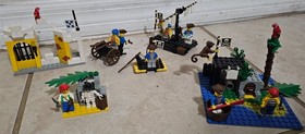 HUGE Vintage LEGO Pirates Lot 6285 Black Seas Barracuda, 6274 Flagship + Extras!