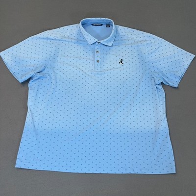 Cutter & Buck Mens 2XL Virtue Eco Pique Tile Print Dot DryTec Polo Stretch Eagle