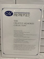 Creative Memories 12 x 15 Clear Page Protectors for CM-15B and CM-15 New Sealed