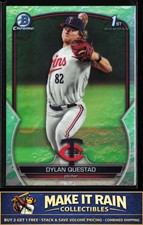 Dylan Questad 1st 2023 Bowman Draft Chrome Lunar Glow Refractor #BDC-25 Twins