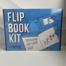 Molcey Flip Book Kit LED Lightbox for Drawing & Tracing Animation Creativity