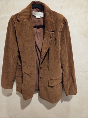  Treasure & Bond Oversized Corduroy Blazer - Cognac Brown - Size L