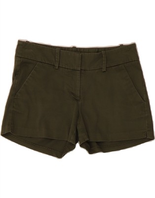 Mossimo Damen Low Waist Hot Pants US 2 XS W28 Grün Baumwolle TA08