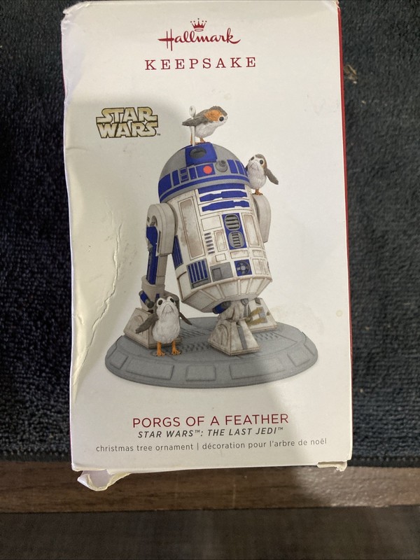 Hallmark Ornament Star Wars Porgs Of A Feather R2-D2 The Last Jedi