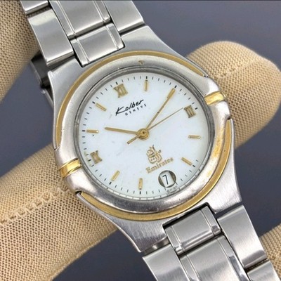 Vintage Kolber Geneve Quartz Emirates Gifted Swiss Made Men's Watch K8421.