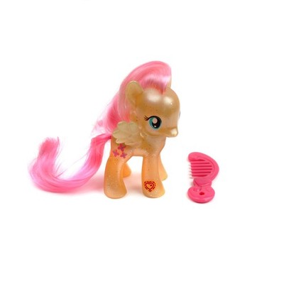 My Little Pony Fluttershy Explore Equestria Pearlized Brushable w/ Comb