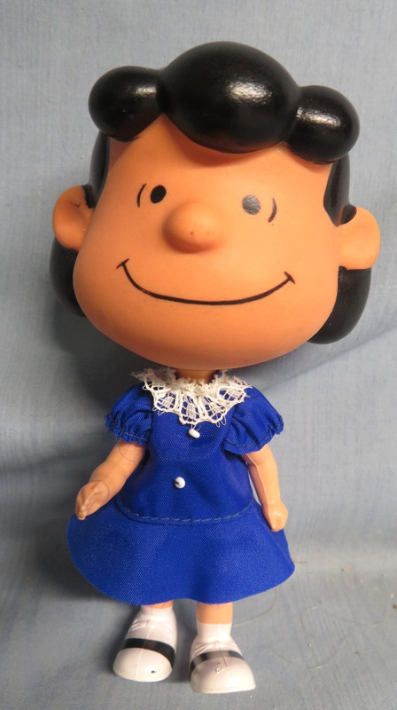 Vintage Mattel 1968 Walking Doll 5" Skedaddle Toy Lucy Doll Peanuts *No PUSHER