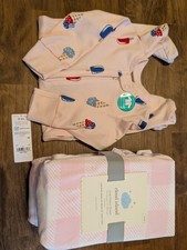 Crib Fitted Sheet By Cloud Island & Carters 0-3 Month Sleeper