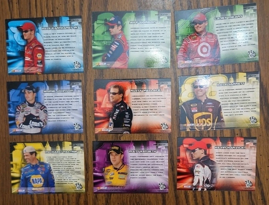 2004 Press Pass Nascar Trackside Hot Pusuit 9 Card Set - Image 3 of 3