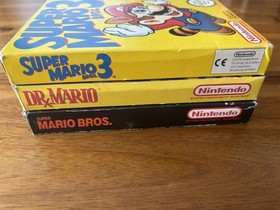 Nintendo NES Konvolut &ndash; Super Mario Bros. + Super Mario Bros. 3 + Dr. Mario OVP
