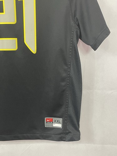 Nike Oregon Ducks Football Jersey #21 DeJuan Riggs Men’s Size XXL 2XL Black - Picture 13 of 22