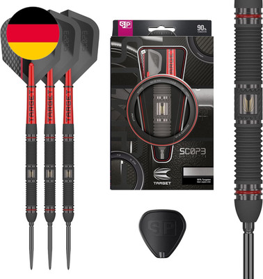 Target Darts Scope Swiss Point Steeldarts, 90% Tungsten Dart-Set | Steeldarts, D