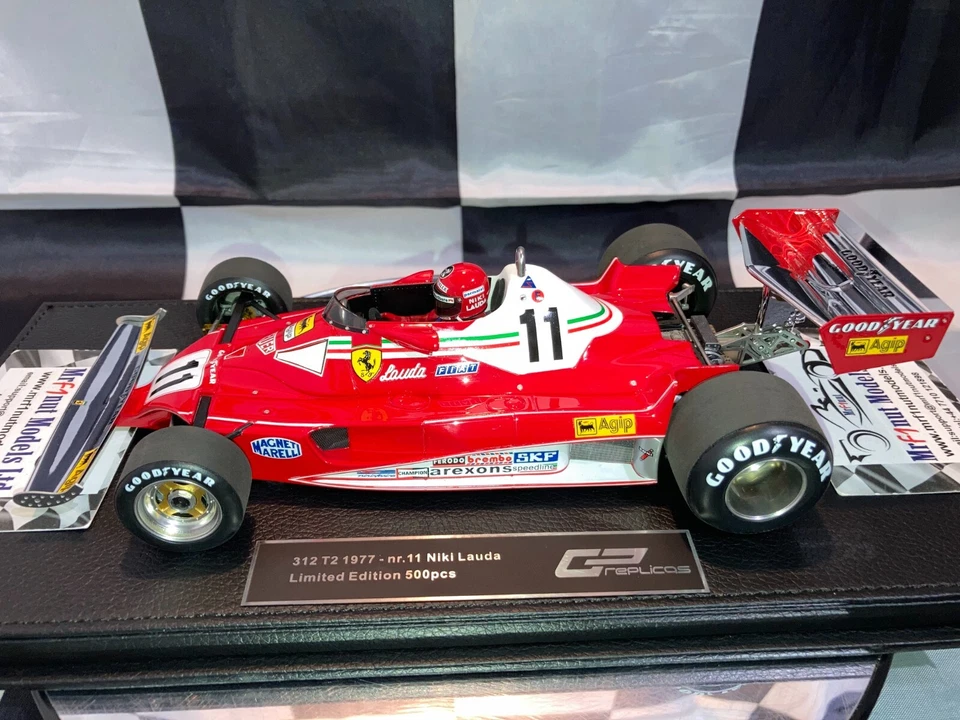 1:18 GP Repliken GPR 014AN Niki Lauda Ferrari 312 T2 #11 Weltmeister 1977 - Bild 2 von 4