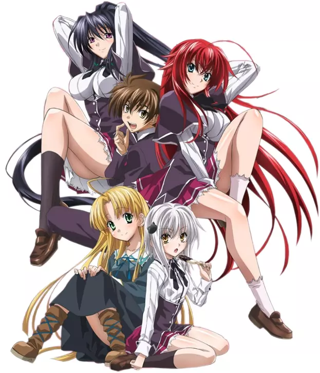 High School DxD Characters 6 Weatherproof Car Decal Sticker