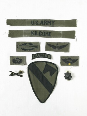 SET 1st CAV AIR US INSIGNIA BADGE PIN VIETNAM Apocalypse Now Lt. Colonel Kilgore