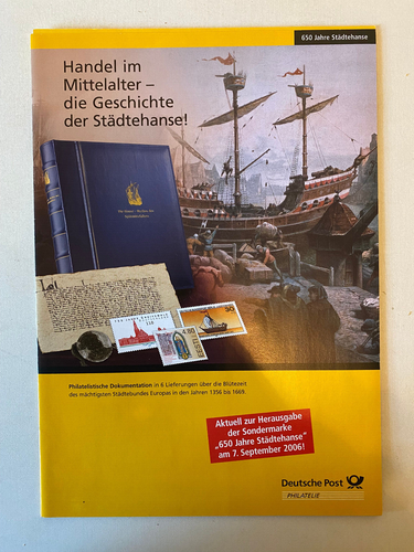 Deutsche Post Philatelie 650 Jahre Städtehanse