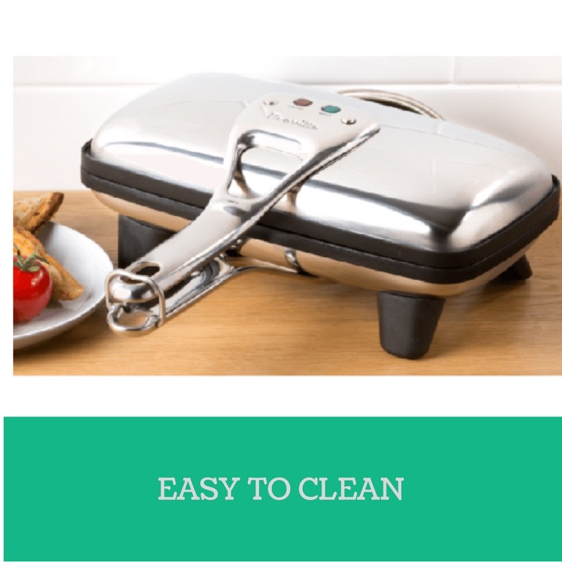 Sleek Stainless Steel Electric Machine Jaffle Maker Jumbo Size Cooking Plates 9312432017565 eBay