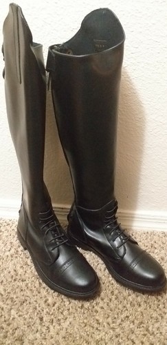 TuffRider Youth Tall Riding Boots, Size 09, Black - Picture 2 of 3