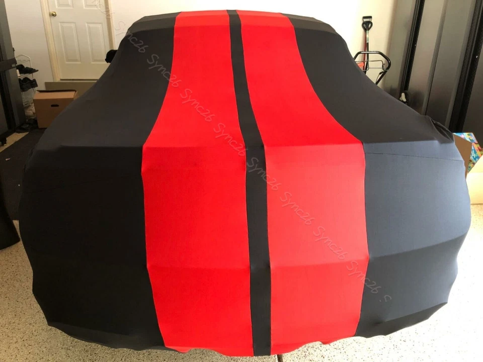 Cubierta interior de coche roja/negra elástica a prueba de polvo para Mitsubishi Eclipse CTO Foto 4 de 4