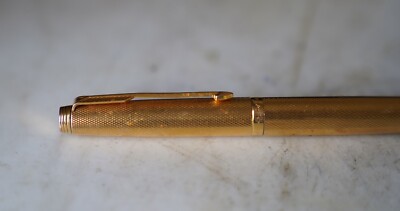 Stylo Plume Parker 75 Flat Grains D'Orge - Plume Or Taille M, Argenté, Occasion Collection