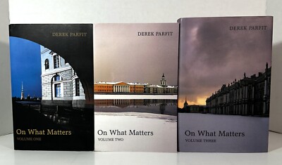 Set of 3 On What Matters: Derek Parfit 2013-2017 Mixed Lot