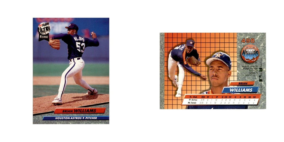 1992 Fleer Ultra Brian Williams Baseball Cards #498 | eBay
