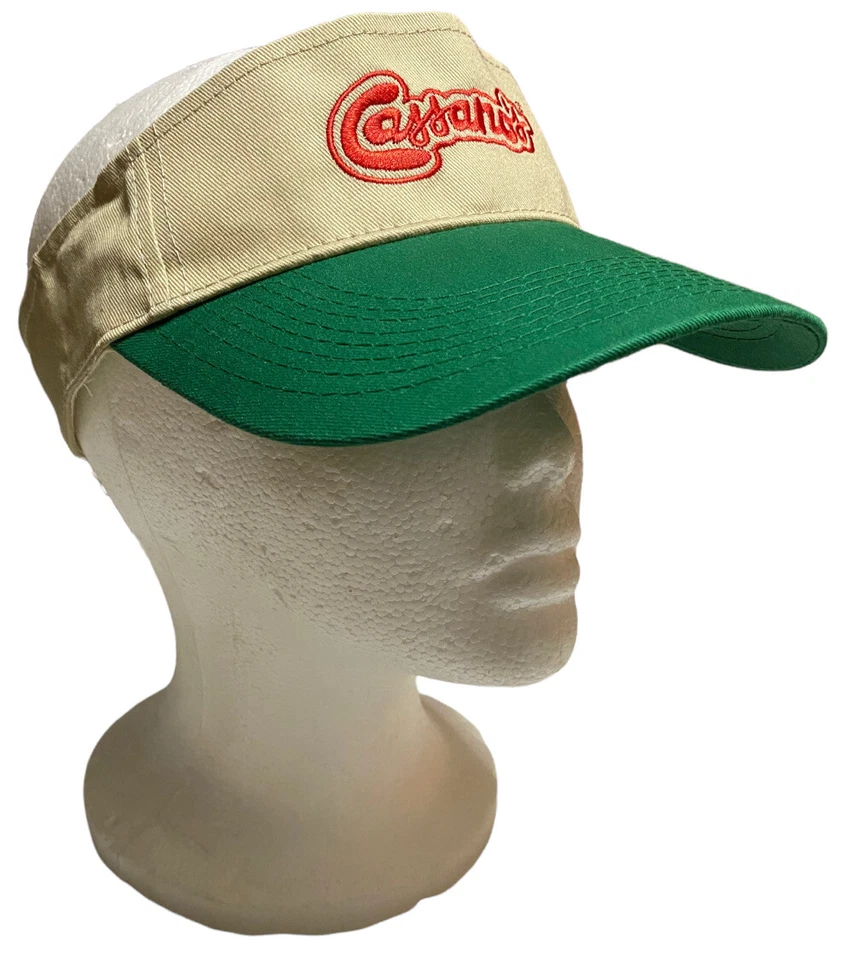 Cassano’s Pizza King Visor Hat *Workers Hat Hook & Loop China BRAND NEW RARE🤩 - Image 2 of 4