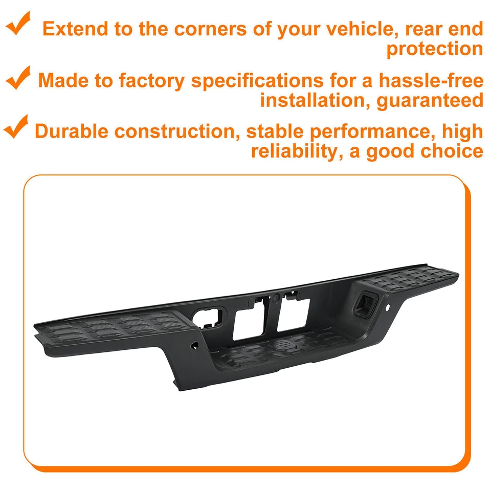Rear Step Bumper Center Support Pad For Toyota Tacoma 2016-2023 W/ Sensor Hole Foto 4 de 4