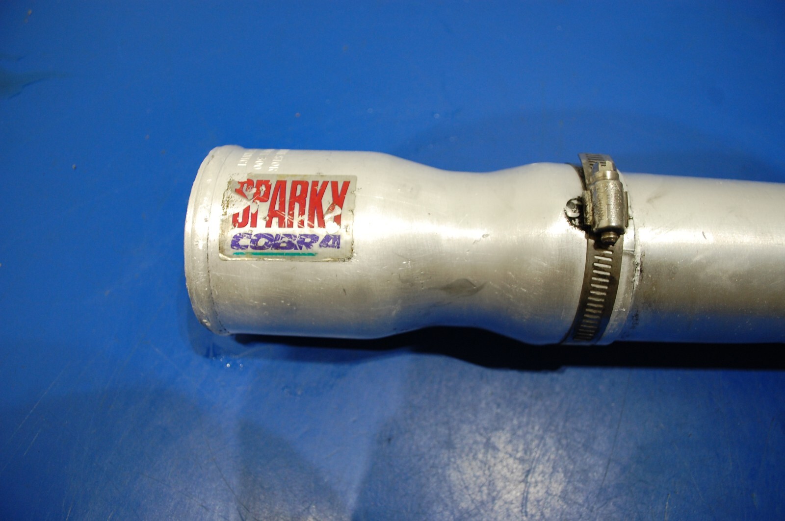 1990 90 YZ250 EXHAUST PIPE SILENCER MUFFLER TUBE SPARK COBRA 4 SPARKY