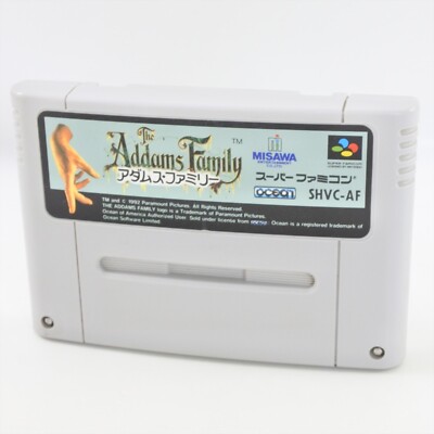 Super Famicom ADDAMS FAMILY Cartridge Only Nintendo 3363 sfc | eBay