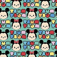 Jersey tejido 96 % tela de algodón por yarda Disney Mickey Minnie Mouse Tsum Tsum Tsum