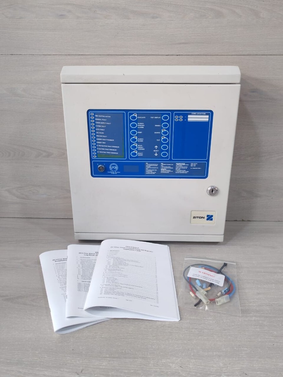 ZITON ZC3-EN-2 FIRE ALARM PANEL 230V 50/60Hz 0.5A - WITHOUT KEY | eBay