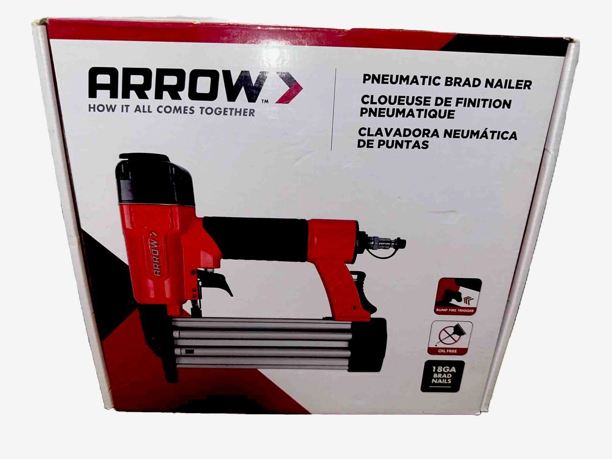 Arrow PT18G 18 Gauge Pneumatic Brad Nail Gun Arrow PT18G 18 Gauge Pneumatic Brad Nail Gun
