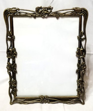 Heavy Silver Plated Art Nouveau Figural Rose ...