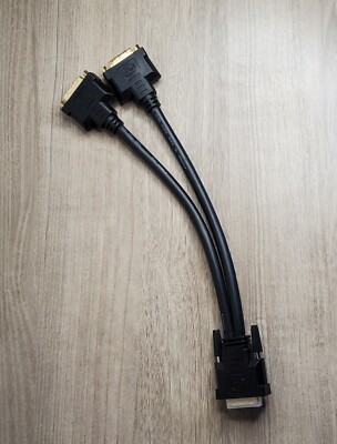 E300060 1ft DVI Monitor Y Splitter Cable | eBay