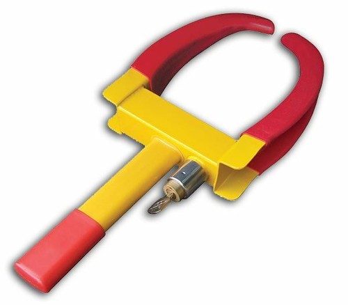 Anti-Theft Security Claw Wheel Clamp Lock Fits Elddis EX 300 Whirlwind 1997 - Picture 2 of 2