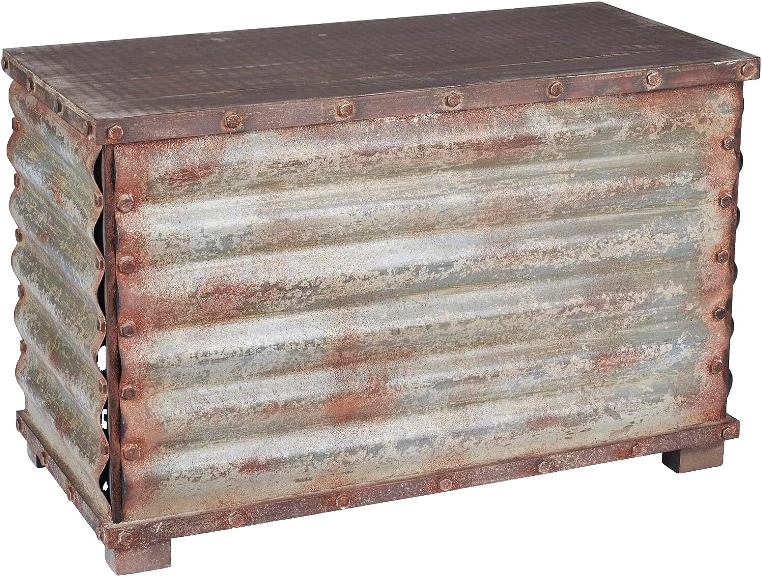 Los troncos de patrón sólido rectangular y cofres