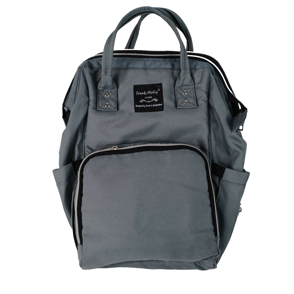 Diaper Bag Backpack Frank Mully Large Gray Multifunction Travel Baby Bag