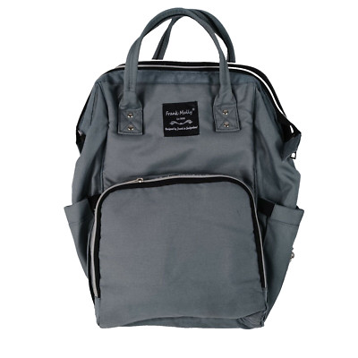 Diaper Bag Backpack Frank Mully Large Gray Multifunction Travel Baby Bag 