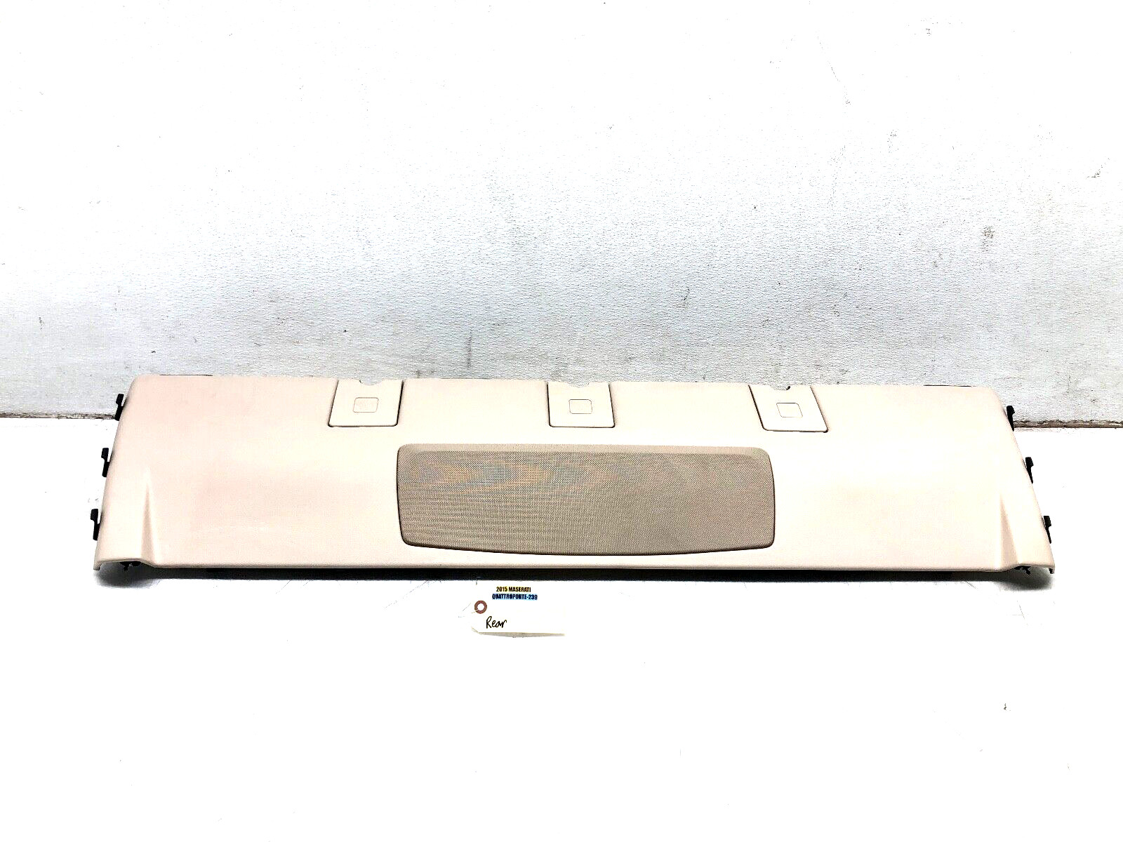 2014-2020 MASERATI QUATTROPORTE REAR DECK LID SHELF COVER TRIM PANEL OEM #NOTE.
