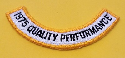 1975 QUALITY PERFORMANCE ROCKER PATCH AUTOMOBILE 