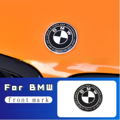 7PCS for BMW 50th Anniversary Limited Edition Black Front Hood Emblem Rear Badge