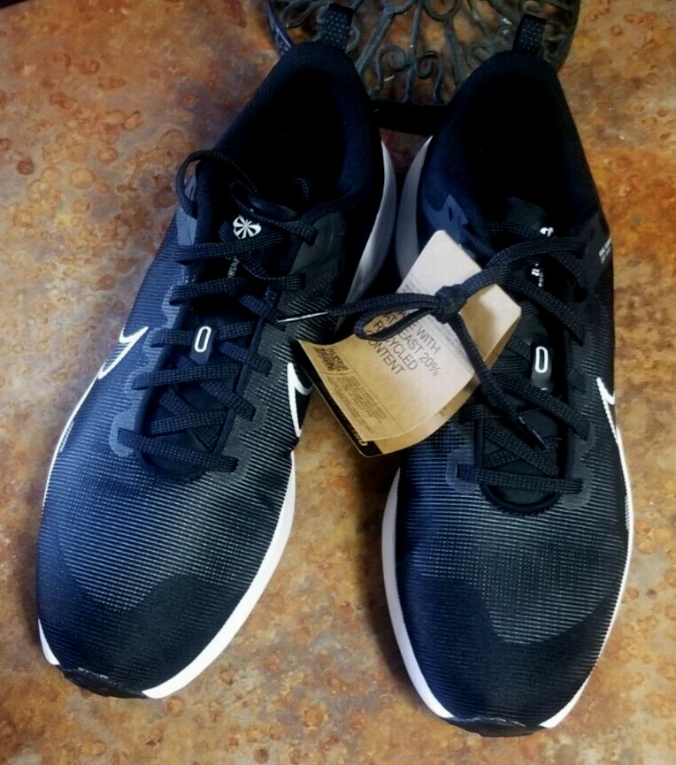 Nike Women s Downshifter 12 Black White Women Running Shoes DD9294