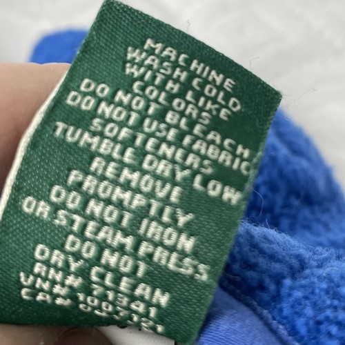 L.L. Bean Gloves Kids Large Blue Classic Fleece Lined Insulated Warm - Picture 6 of 6