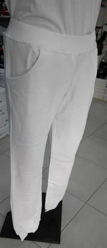 BALDININI SWEATPANTS men man white with black logo size L BLD08ALZ image 4
