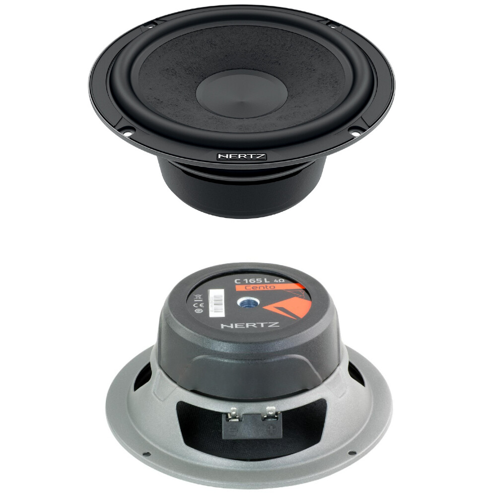 Hertz C165L Cento Kit 165mm Woofer 80W RMS + Cap e Sticker Limited - 3