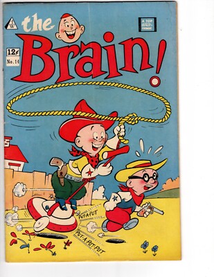 The Brain #14 Comic Book 1963 Silver Age FN/VF