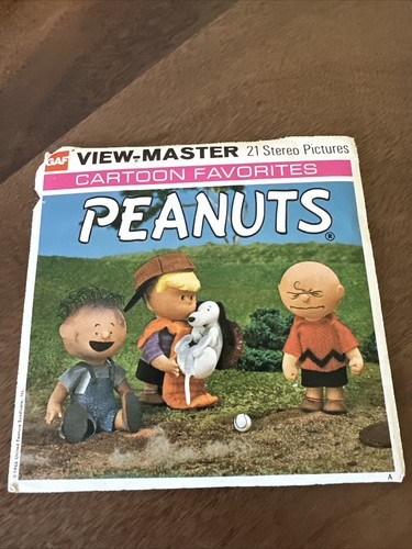 View Master B536, Peanuts, Claymation, GAF, Children's 3 Reel Set Version A - Picture 6 of 6