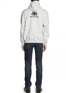 balenciaga back logo hoodie