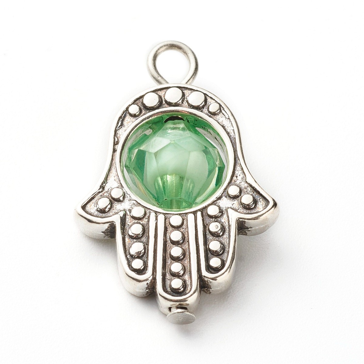 30/50 Pezzi Di Ciondoli Hamsa Mano Occhi Pendenti In Lega - Foto 10